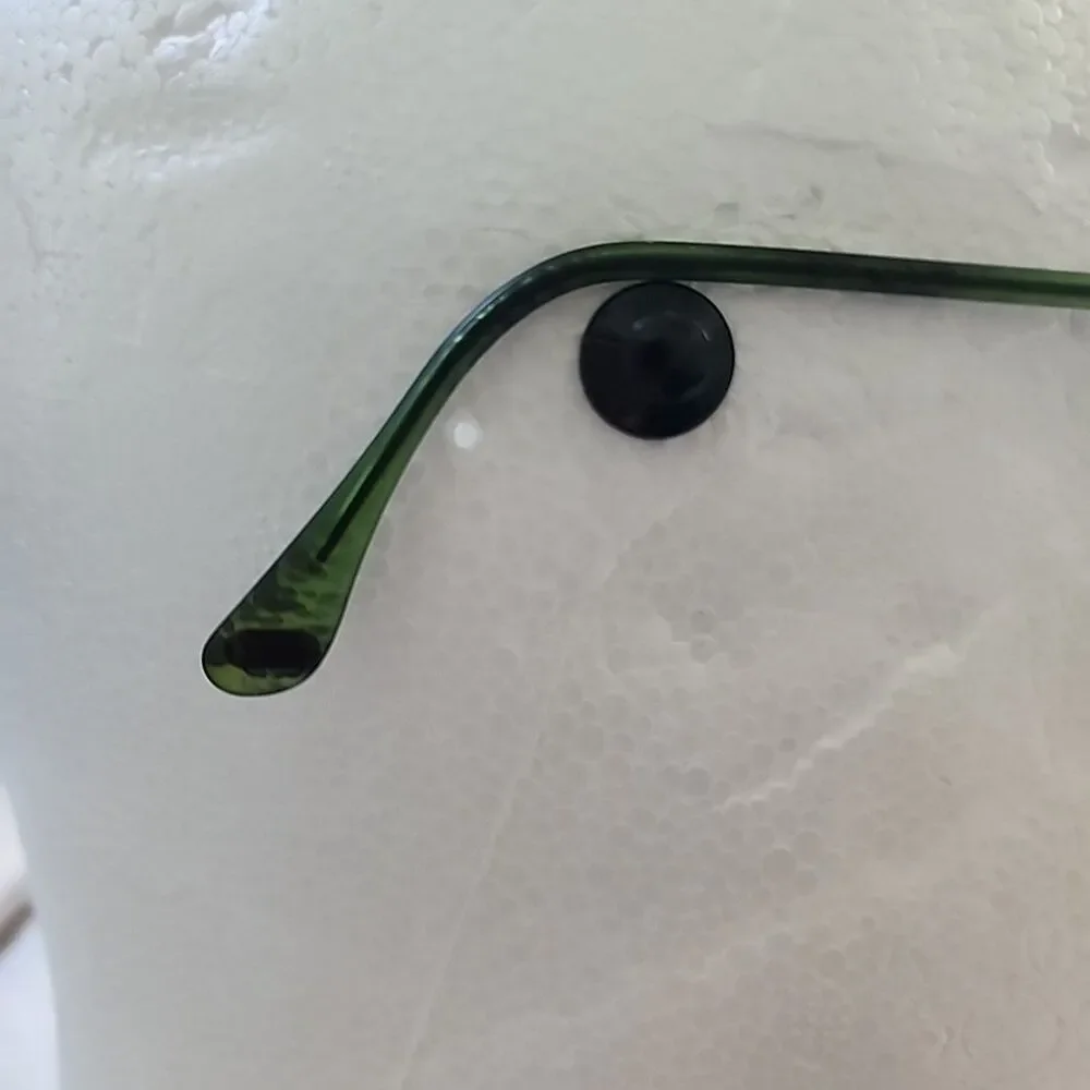 Fratelli Lozza Eyeglasses Frame Plymouth Round Metal 49-19 135 Green Ivy Italy